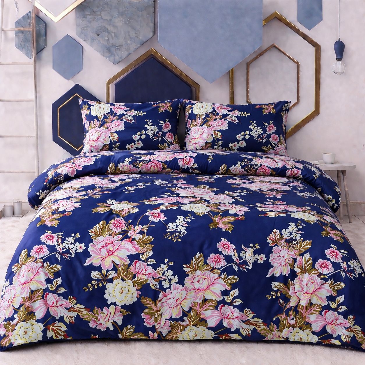 Navy Peony Garden